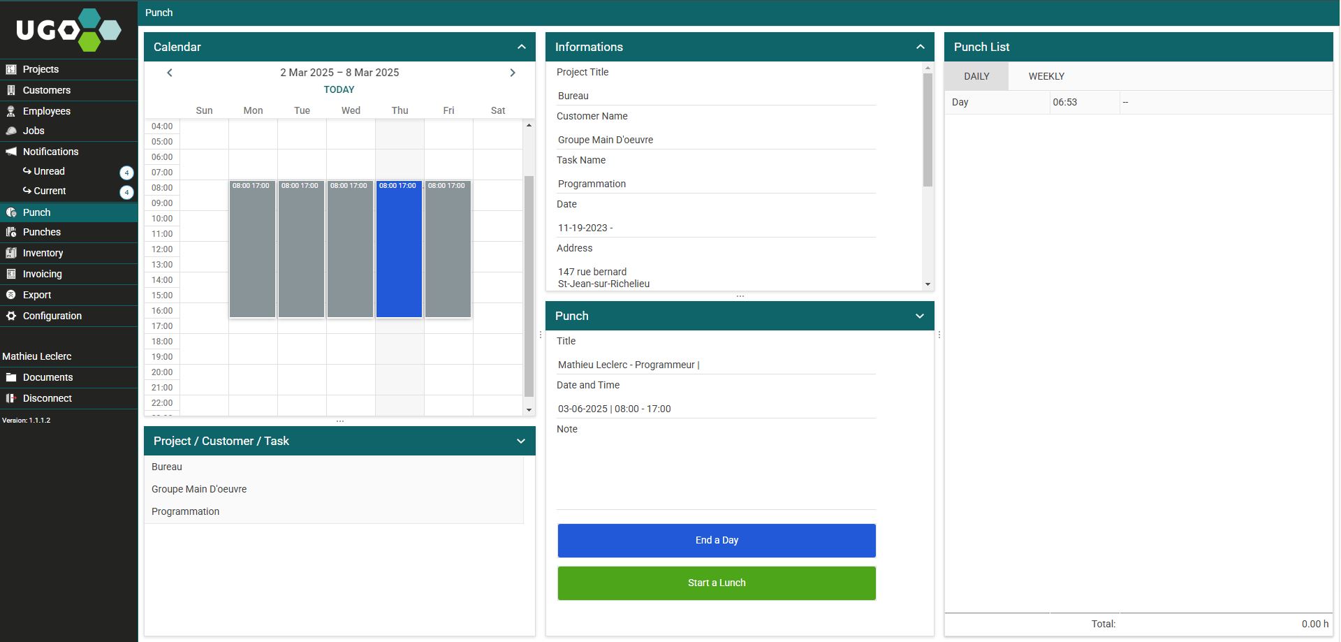 UGO Dashboard